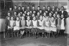 Jokisivun koululaisia 1924, opettaja Niilo Toivonen