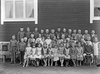 Jokisivun yläkansakoulu 1934, opettaja Niilo Toivonen